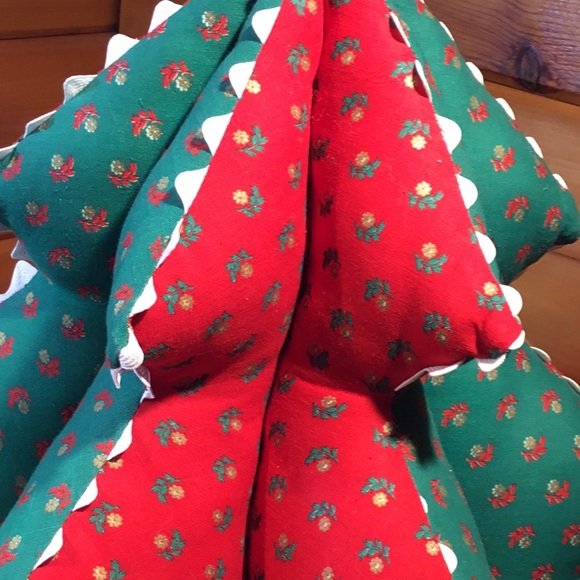 Vtg. Handcrafted Stuffed Christmas 16” Tree Decor - Picture 11 of 16